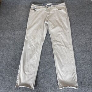 Brax Chuck Pants Mens 38x32 (Fits‎ 36x31) Gray Stretch Chino Casual Modern Fit